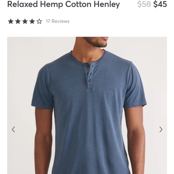 NWT Marine Layer Henley - SS Hemp Cotten - XL - Picture 11 of 11